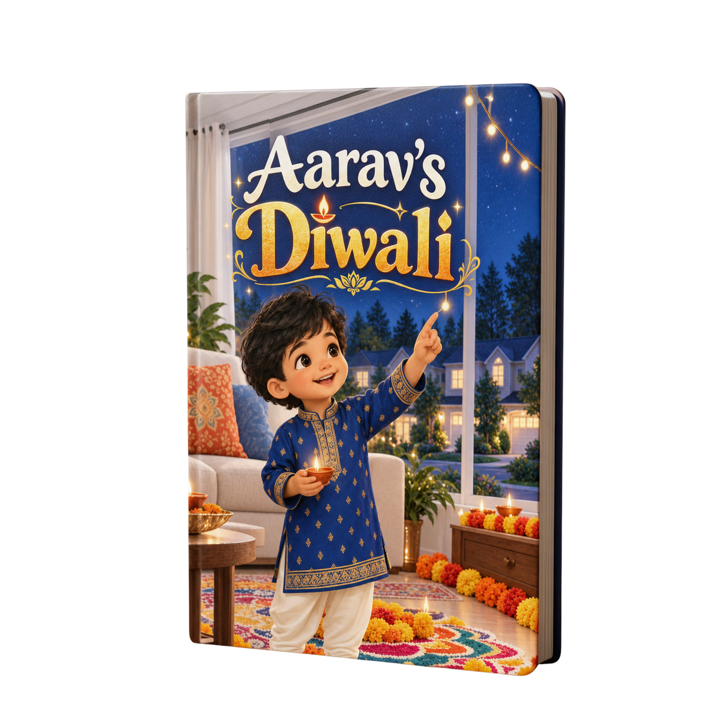 Aarav’s Diwali — our first storybook